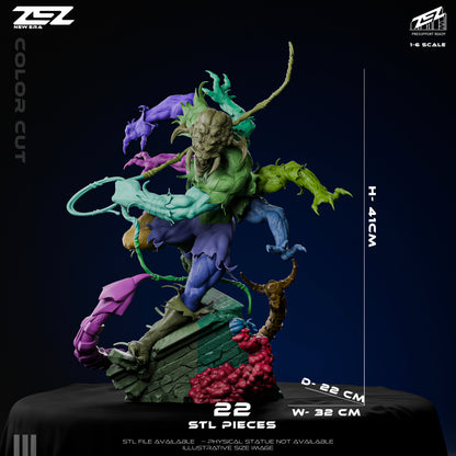 Man Spider Statue 3D-Printed Kit