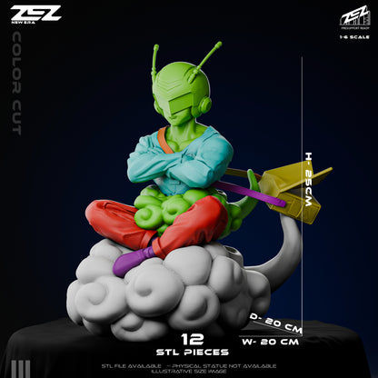 Gohan Statue 3D-Printed Kit