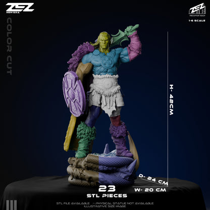 He-Man (Museum Pose) Statue 3D-Printed Kit