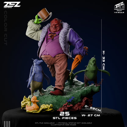 Penguin Statue 3D-Printed Kit