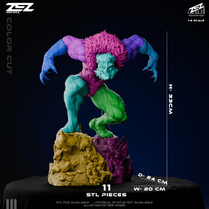 Sabretooth Statue 3D-Printed Kit