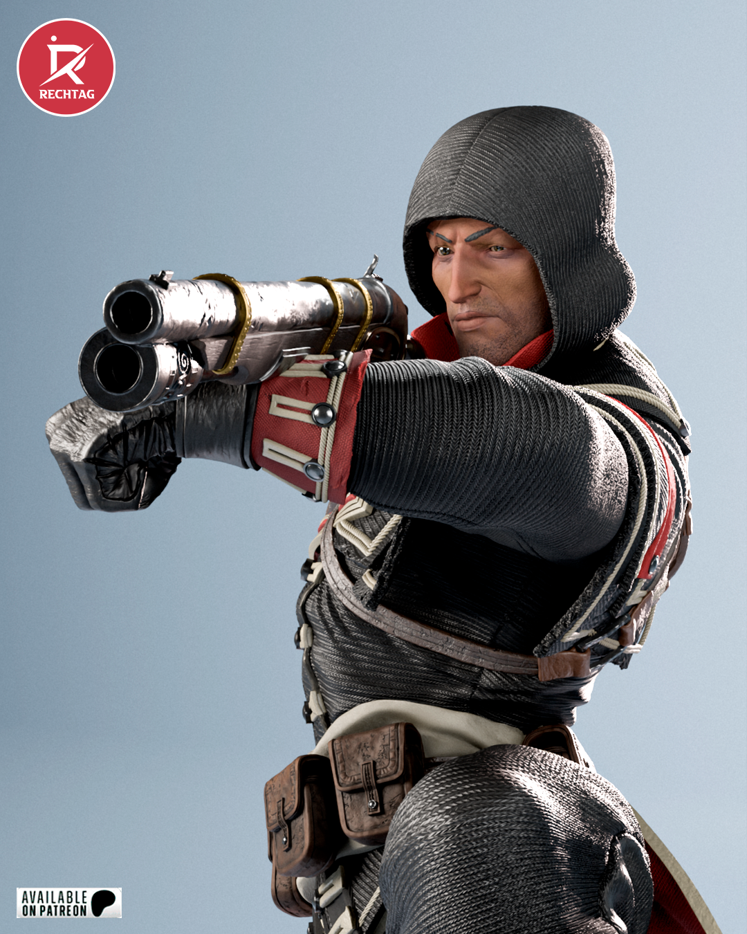 Shay Cormac Statue 3D-Printed Kit