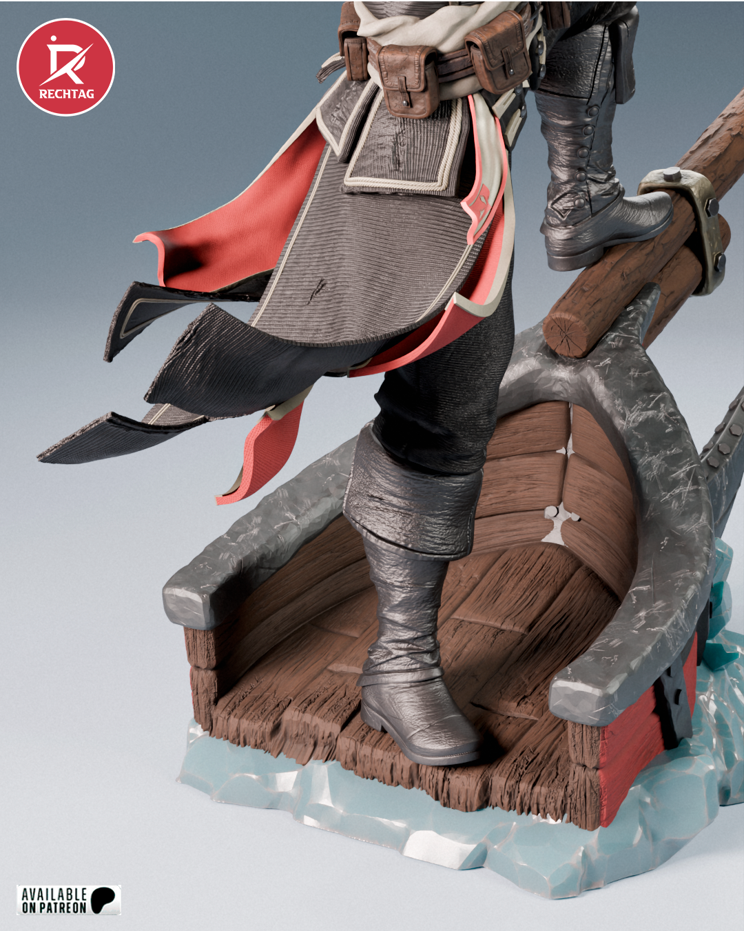 Shay Cormac Statue 3D-Printed Kit