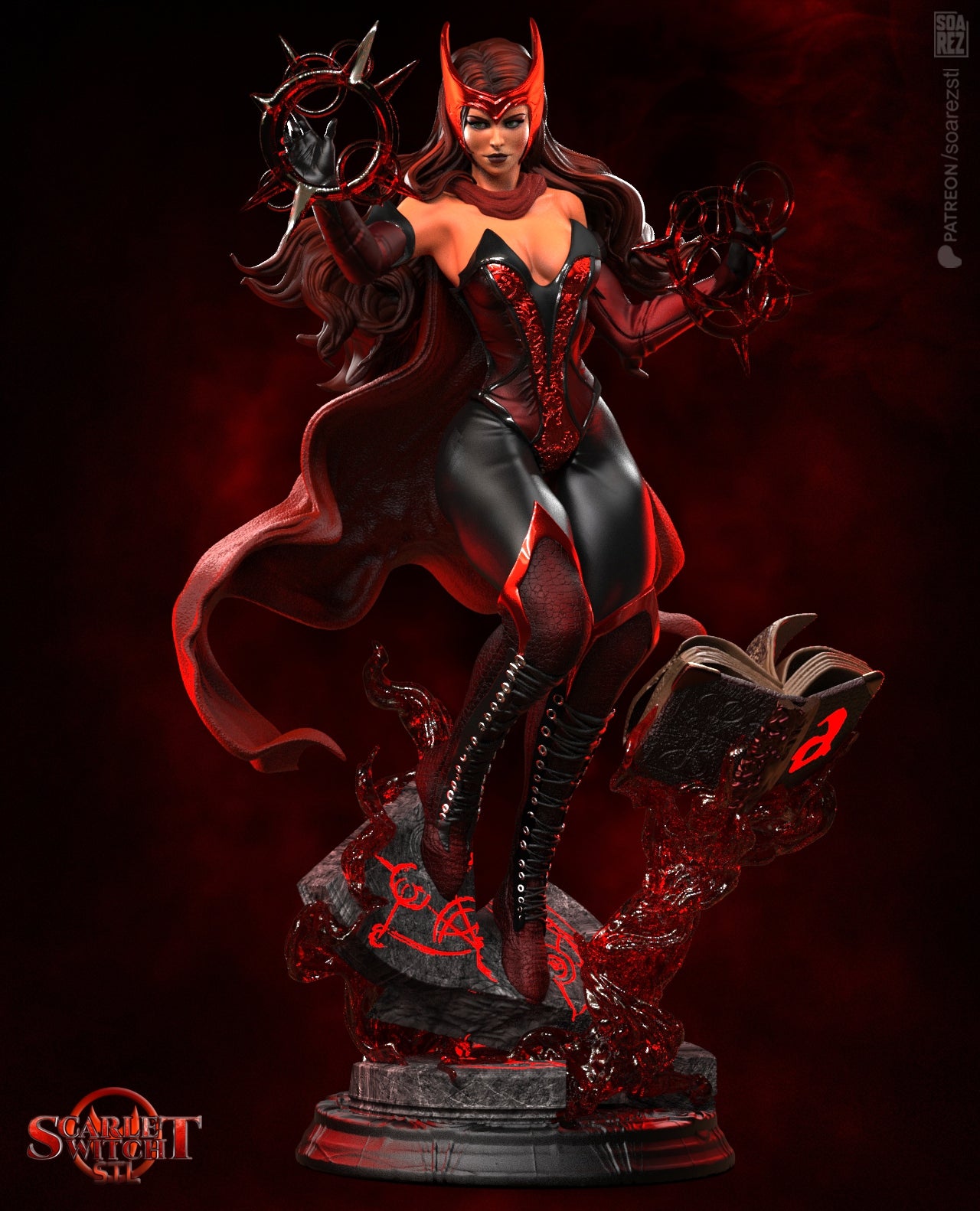 Scarlet Witch Statue