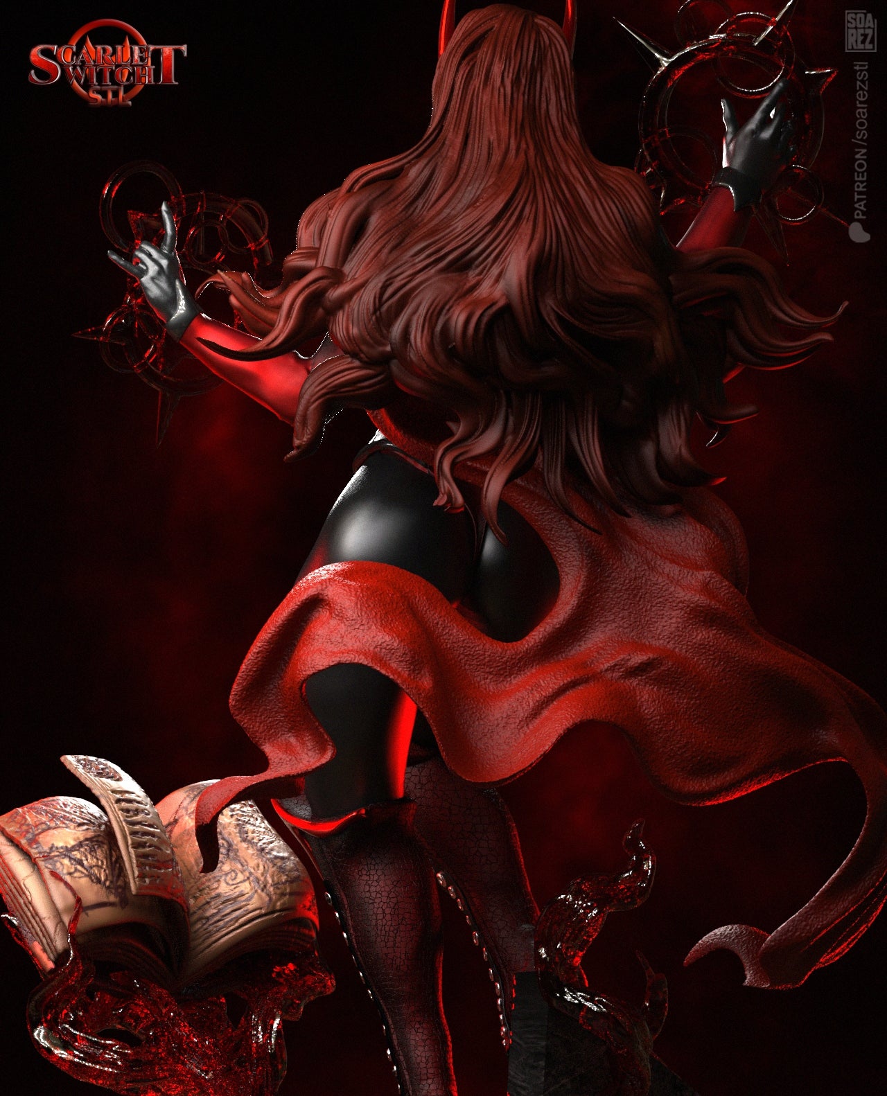 Scarlet Witch Statue