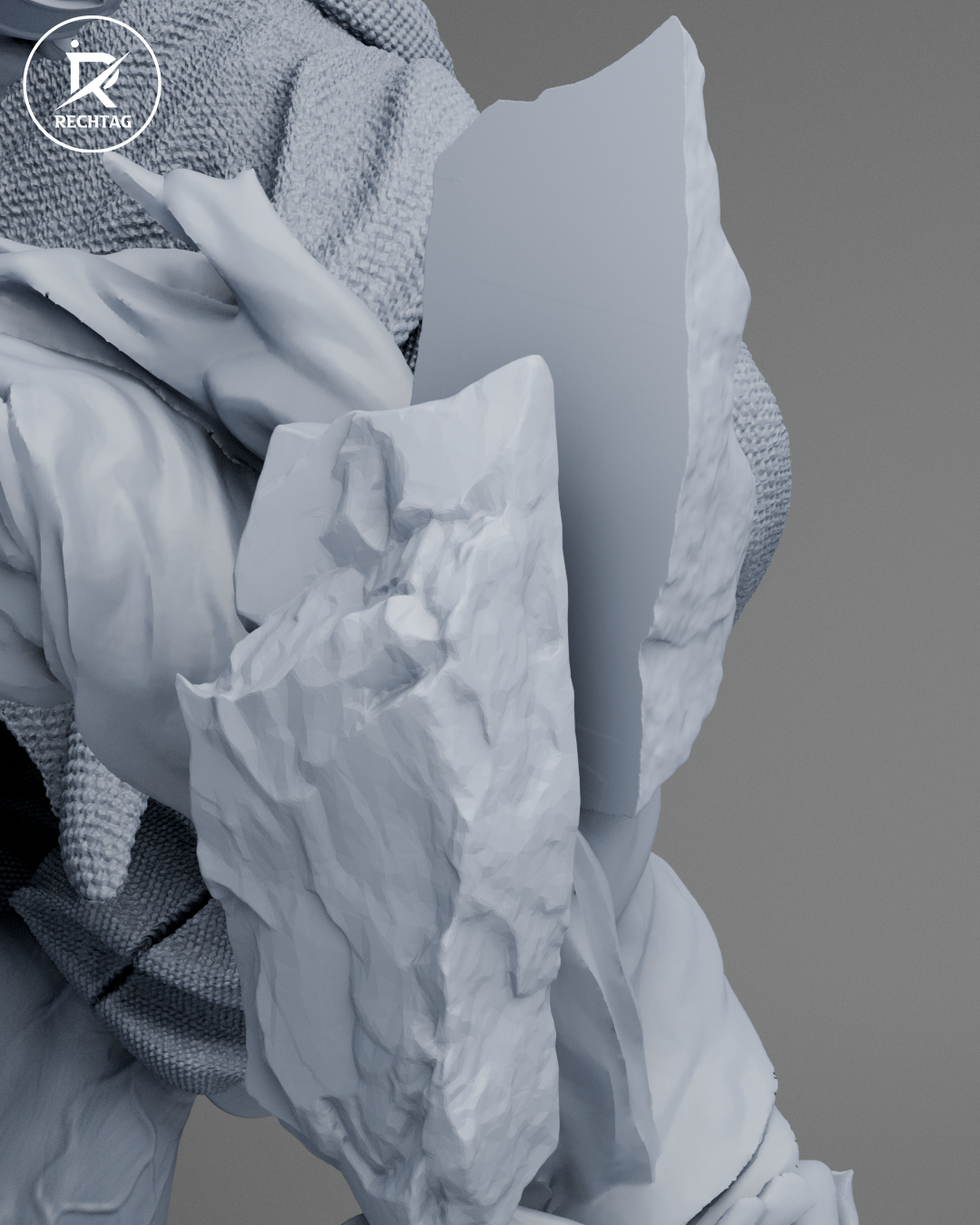 Ryomen Sukuna Statue 3D-Printed Kit