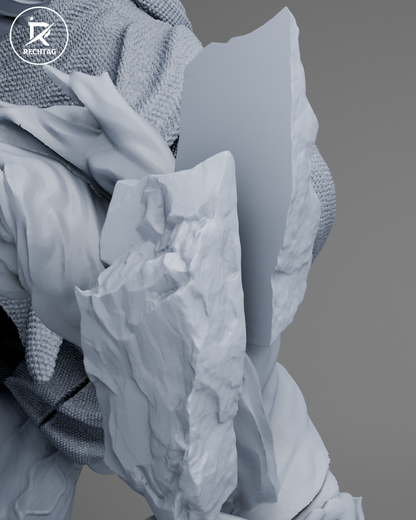 Ryomen Sukuna Statue 3D-Printed Kit
