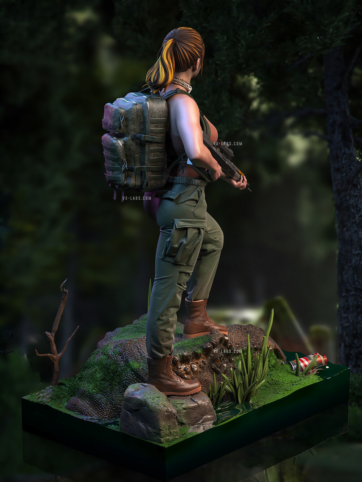Zora Bennett Jurassic World Rebirth Statue