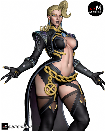 Emma Frost (X Revolution Pose 1) Statue 3D-Printed