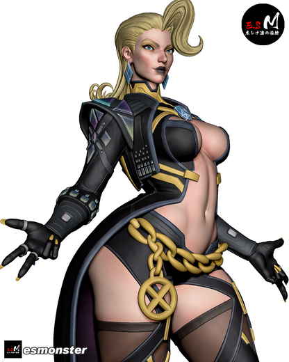 Emma Frost (X Revolution Pose 1) Statue 3D-Printed