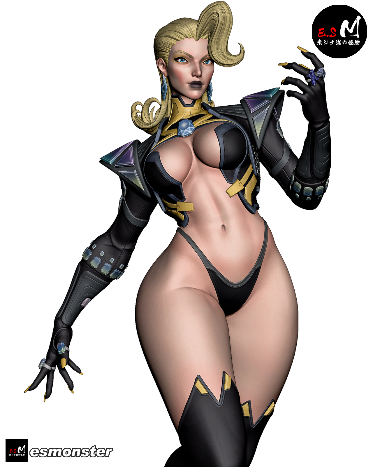 Emma Frost (X Revolution Pose 2 Statue 3D-Printed