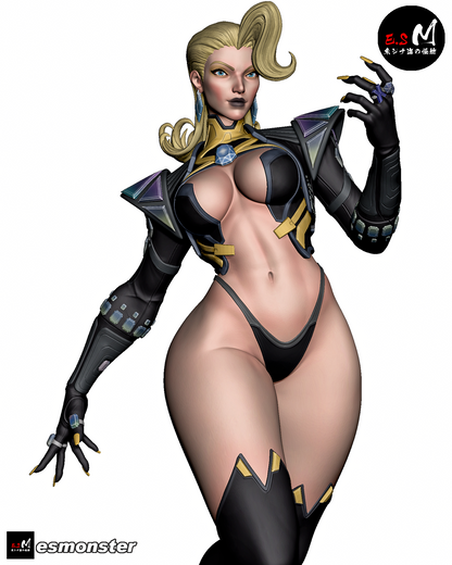 Emma Frost (X Revolution Pose 2 Statue 3D-Printed