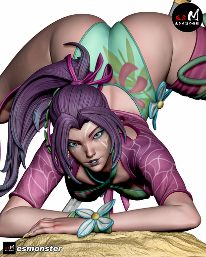 Psylocke (Summer) Pose 3 Statue 3D-Printed Kit