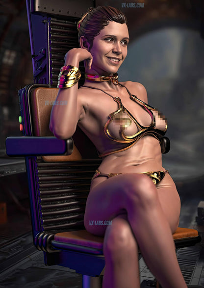 Princess Leia - Rebel Throne Statue