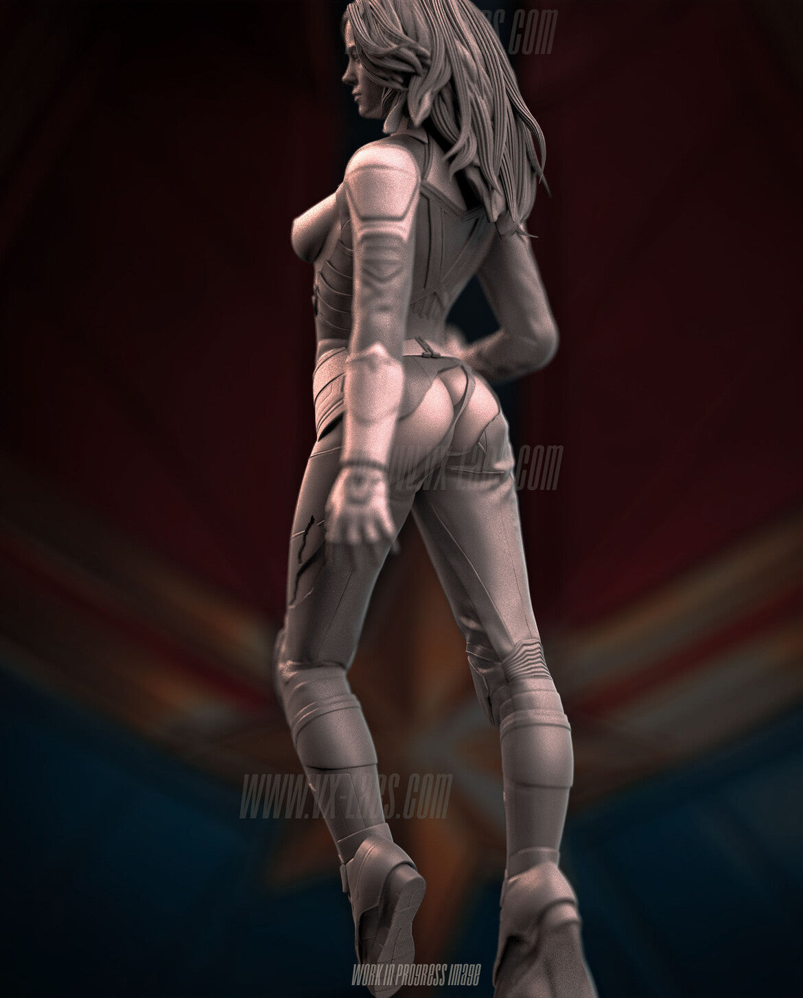 Captain Marvel Statue