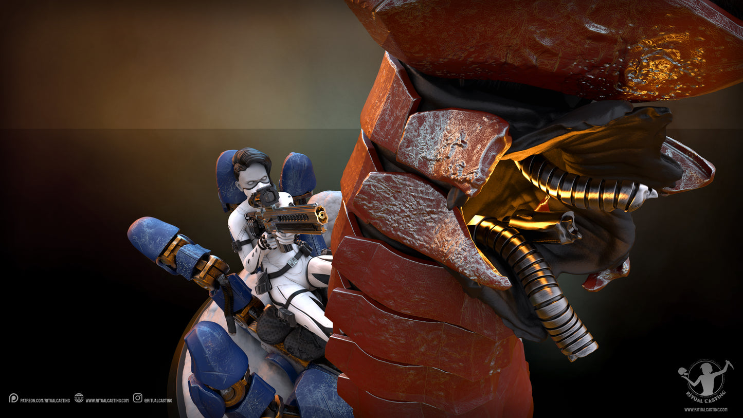 Eris The Dune Hunter Statue