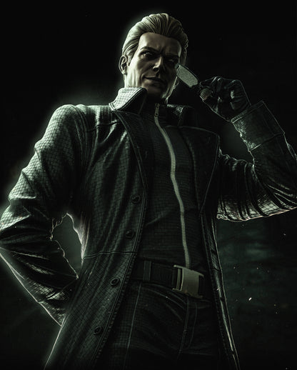 Albert Wesker Statue 3D-Printed Kit