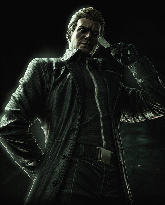 Albert Wesker Statue 3D-Printed Kit