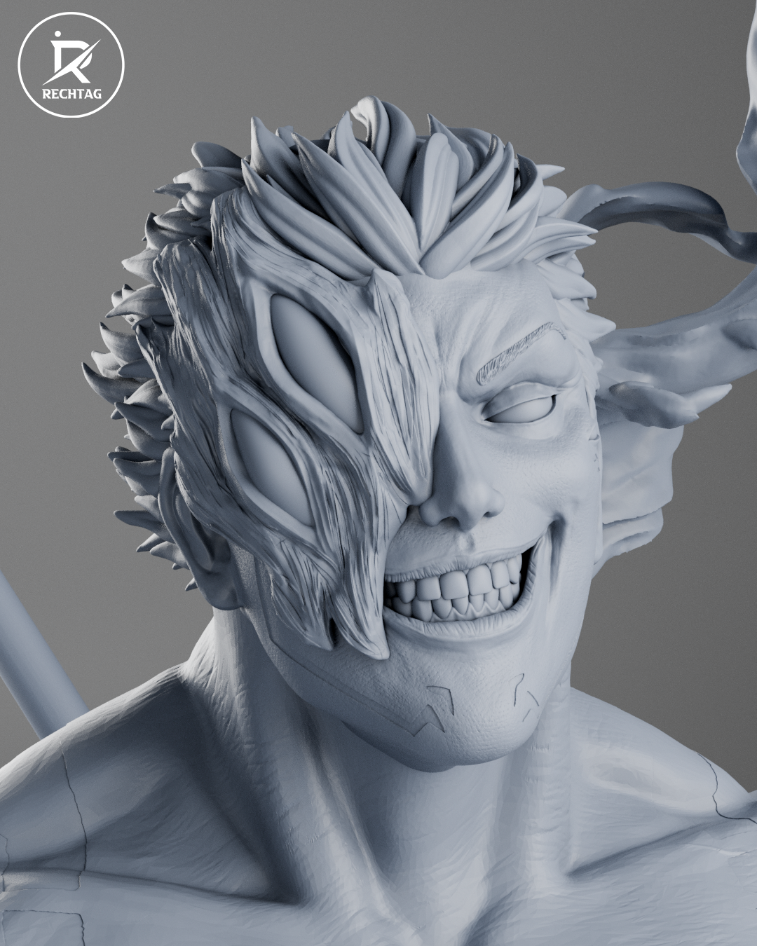 Ryomen Sukuna Statue 3D-Printed Kit