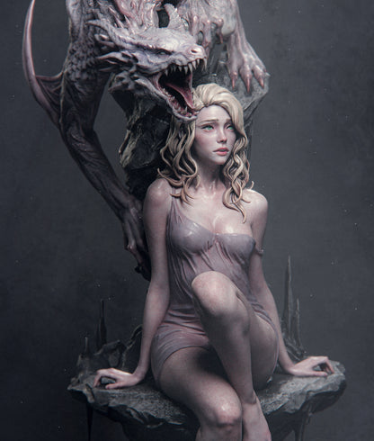 Elegy Of The Wyrm Statue