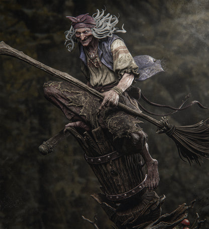 Baba Yaga Statue