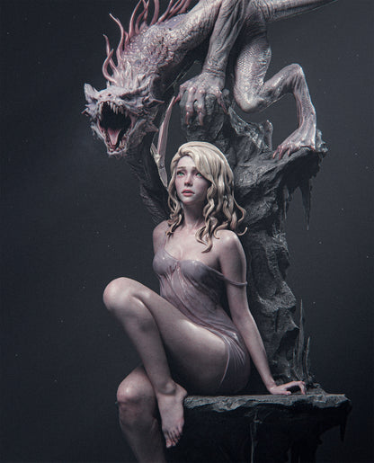 Elegy Of The Wyrm Statue