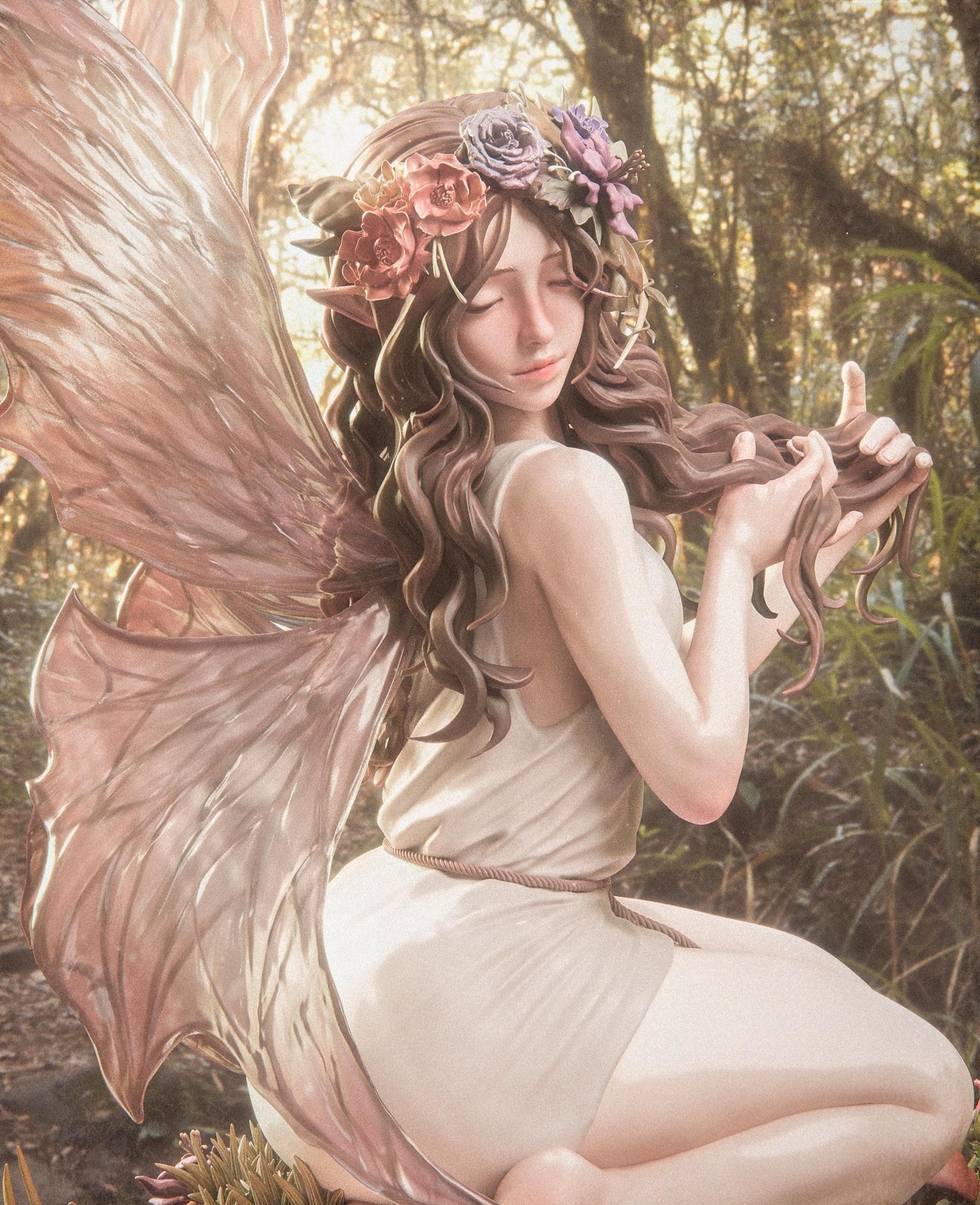 Fairy Blossom Statue