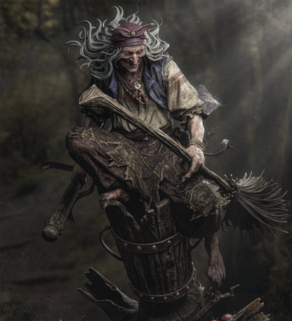 Baba Yaga Statue