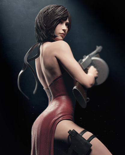 Ada Wong Statue 3D-Printed Kit