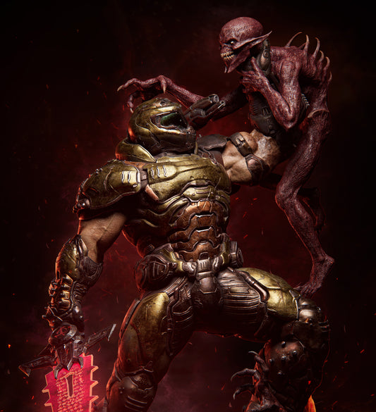 Doom Slayer Statue