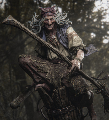 Baba Yaga Statue