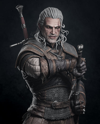 Geralt Statue 3D-Printed Kit
