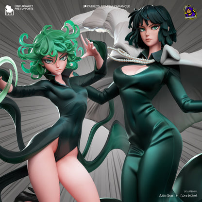 Fubuki And Tatsumaki Statue