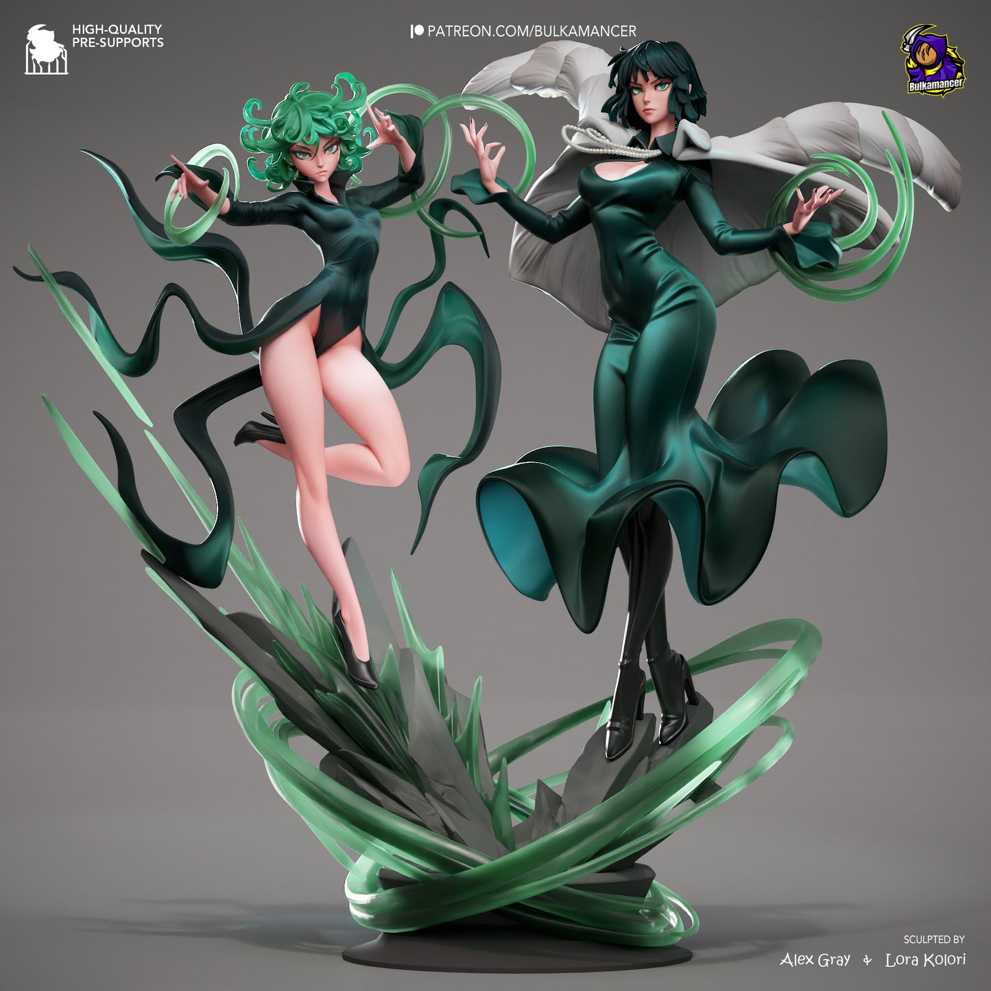 Fubuki And Tatsumaki Statue