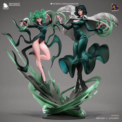 Fubuki And Tatsumaki Statue
