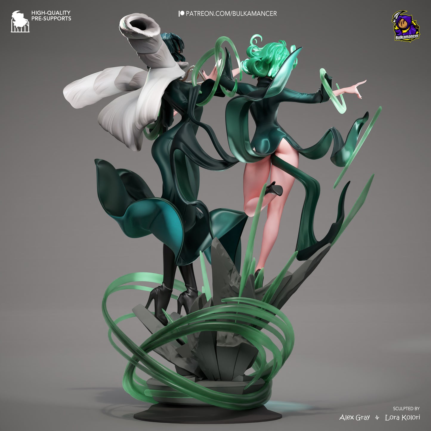 Fubuki And Tatsumaki Statue