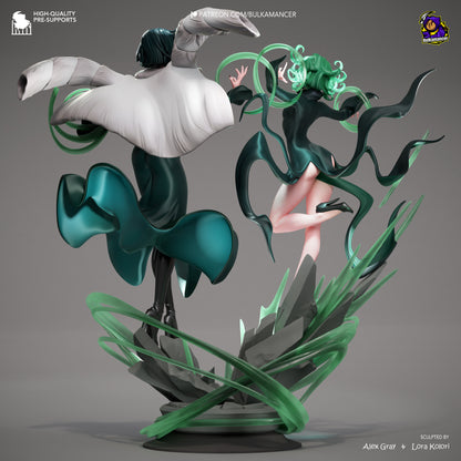 Fubuki And Tatsumaki Statue