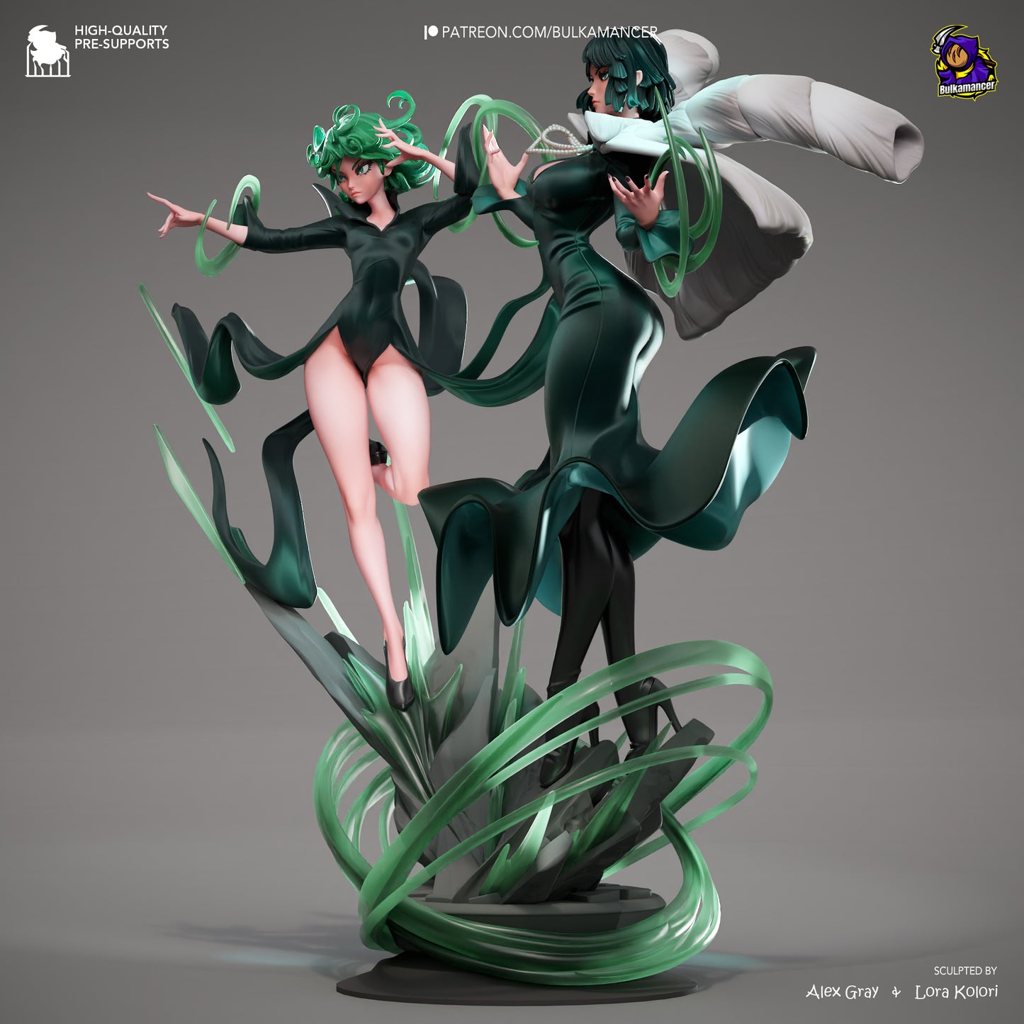 Fubuki And Tatsumaki Statue