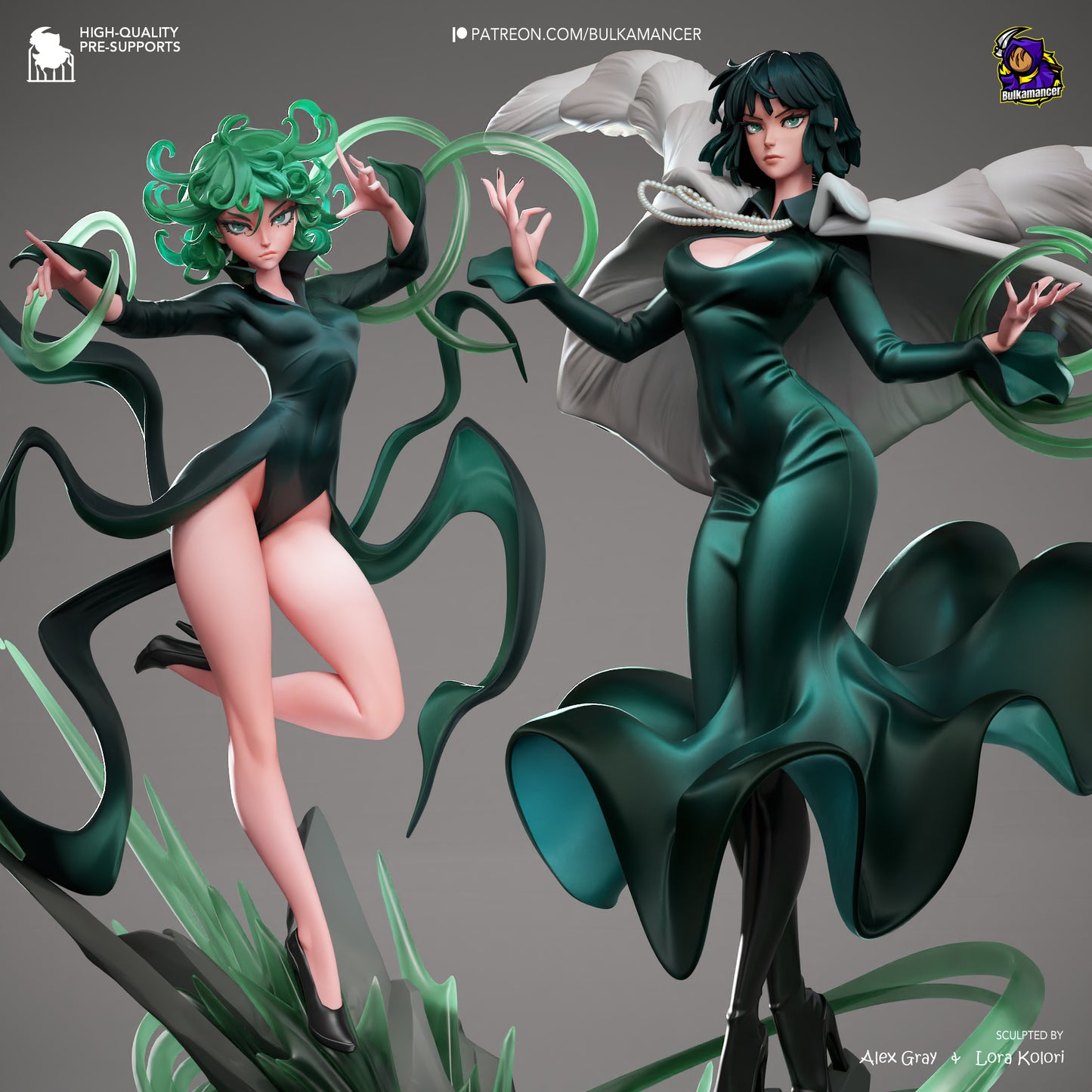 Fubuki And Tatsumaki Statue