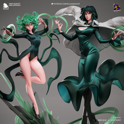 Fubuki And Tatsumaki Statue