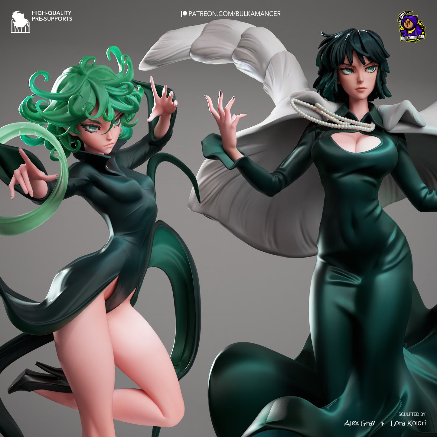 Fubuki And Tatsumaki Statue