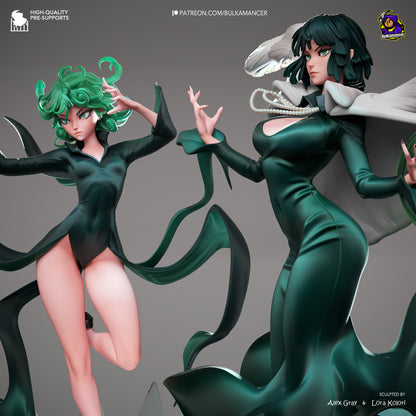 Fubuki And Tatsumaki Statue