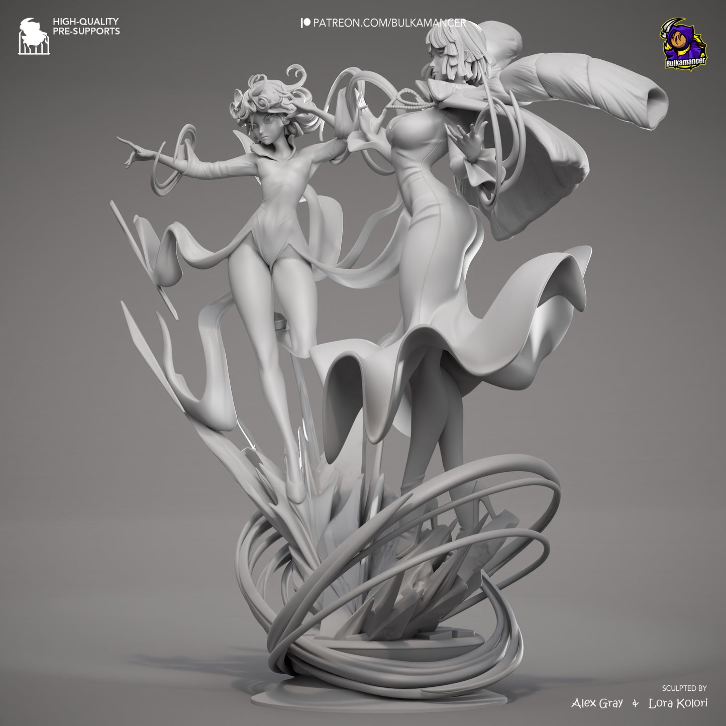 Fubuki And Tatsumaki Statue