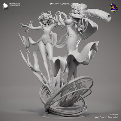 Fubuki And Tatsumaki Statue