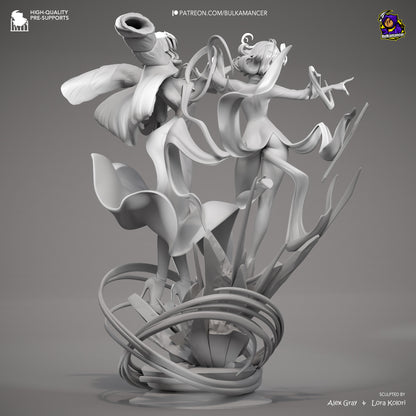 Fubuki And Tatsumaki Statue