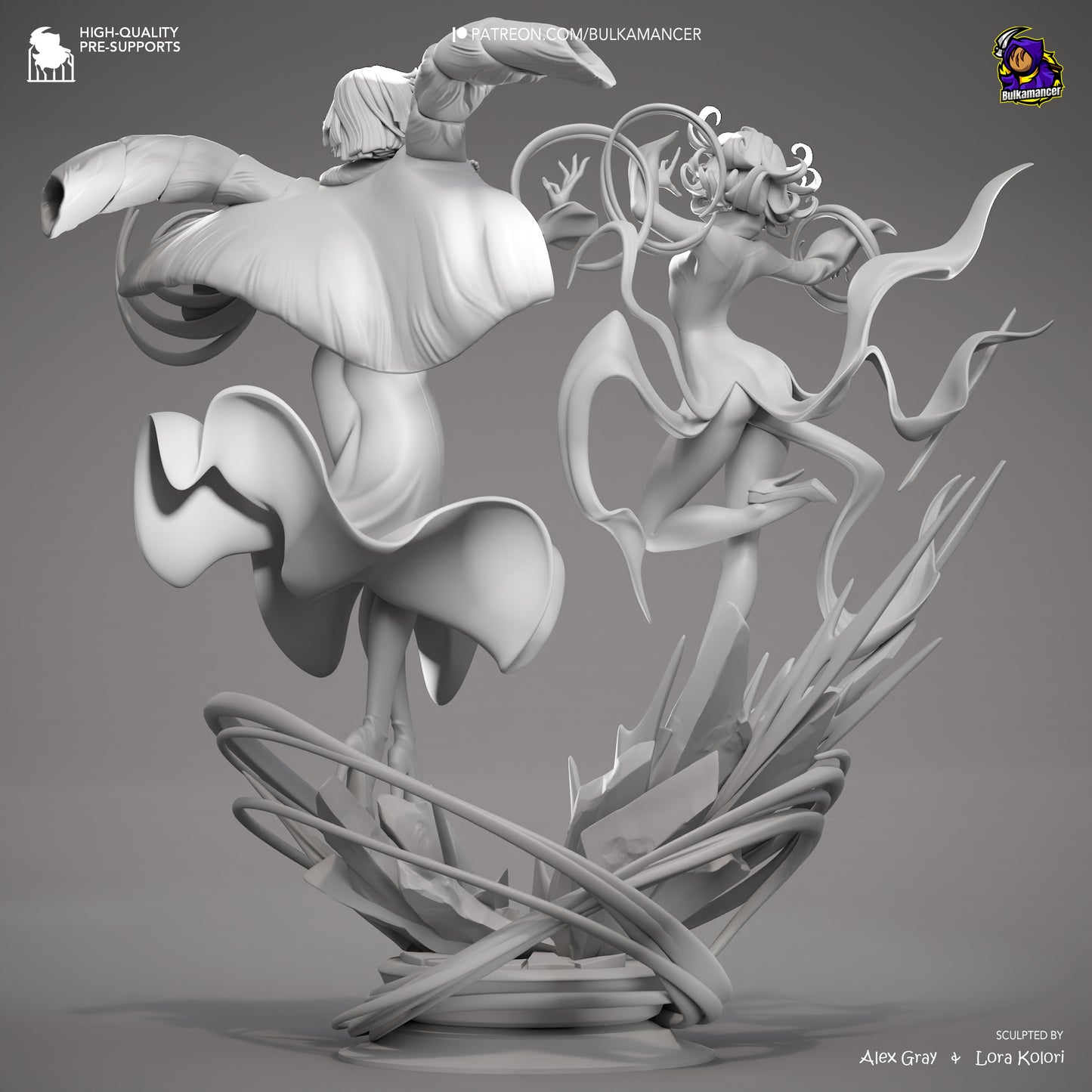 Fubuki And Tatsumaki Statue