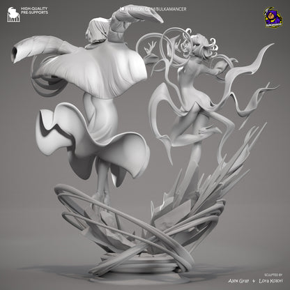 Fubuki And Tatsumaki Statue