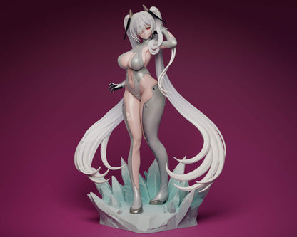 Cinderella Statue 3D-Printed Kit
