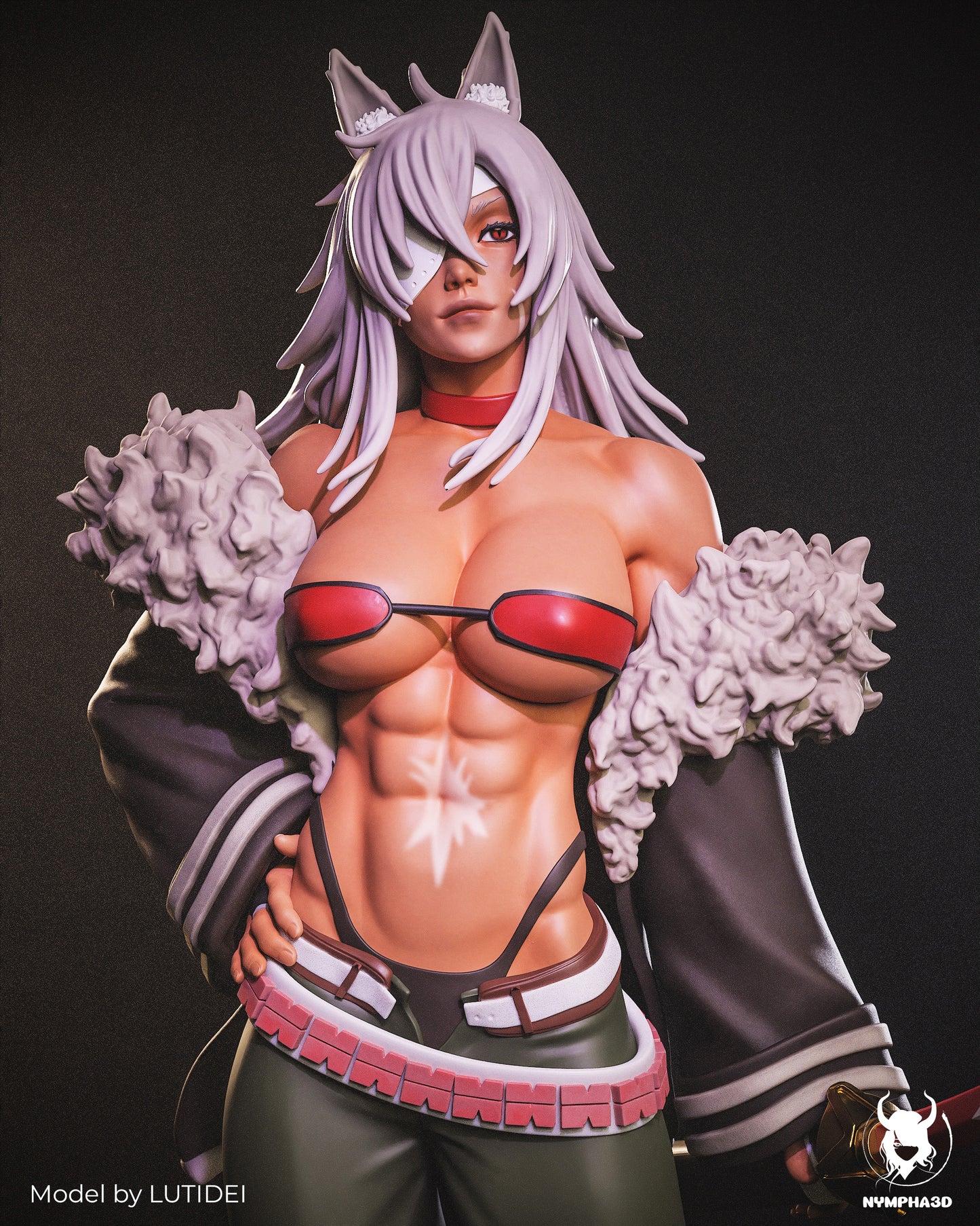 Ghislaine Dodoldia Statue 3D-Printed Kit