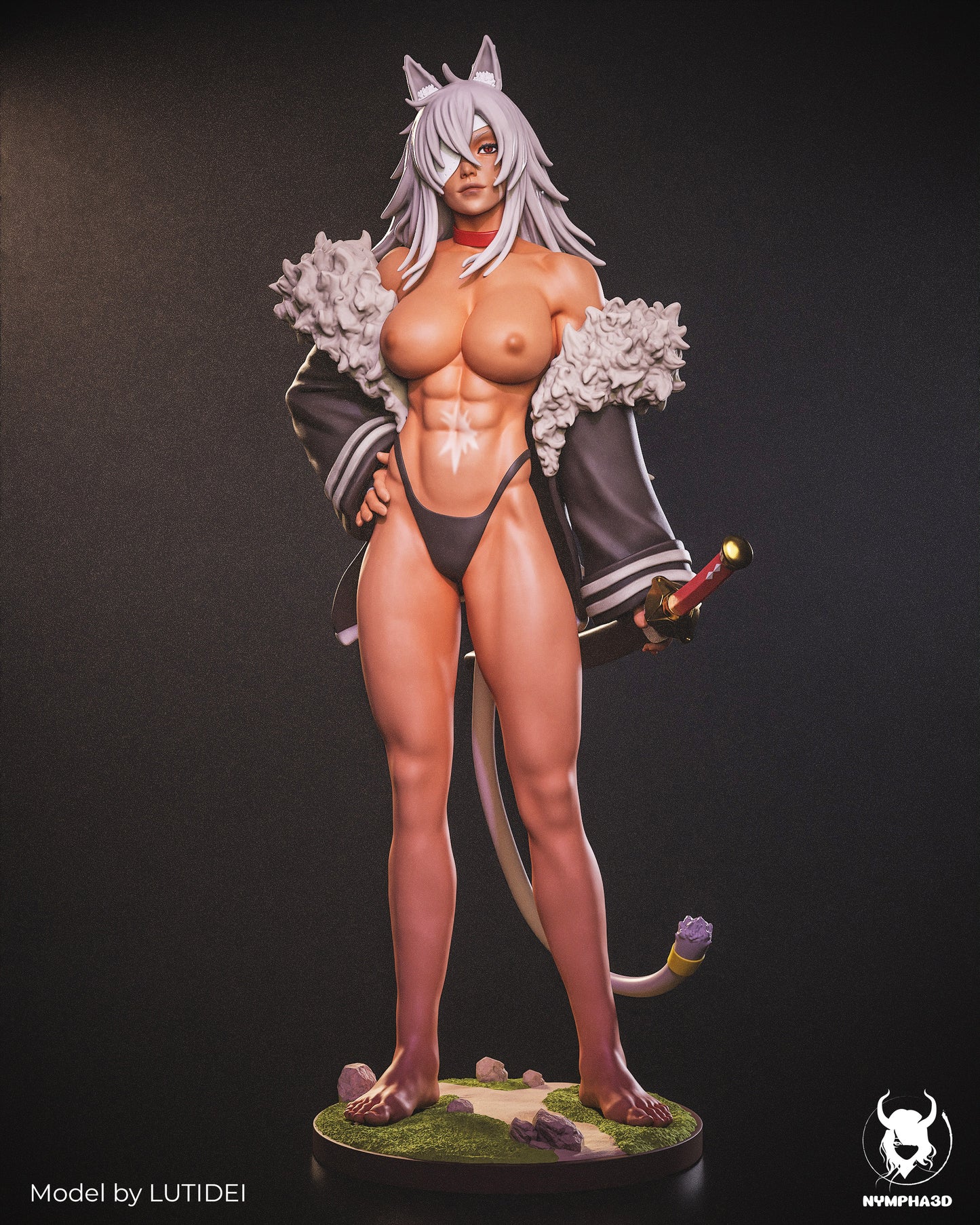 Ghislaine Dodoldia Statue 3D-Printed Kit